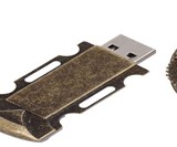 Round Cryptex USB Flash Drive