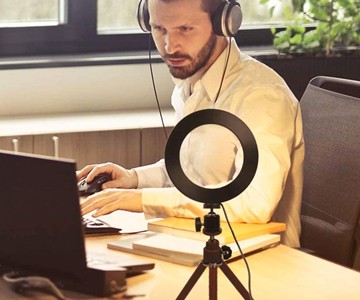 Flattering Video Chat & Meeting Ring Light Flattering Video Chat & Meeting Ring Light