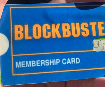 Blockbuster Video Credit Card Skin Blockbuster Video Credit Card Skin
