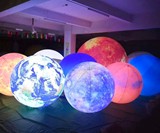 Giant Inflatable Solar System with LED Lights