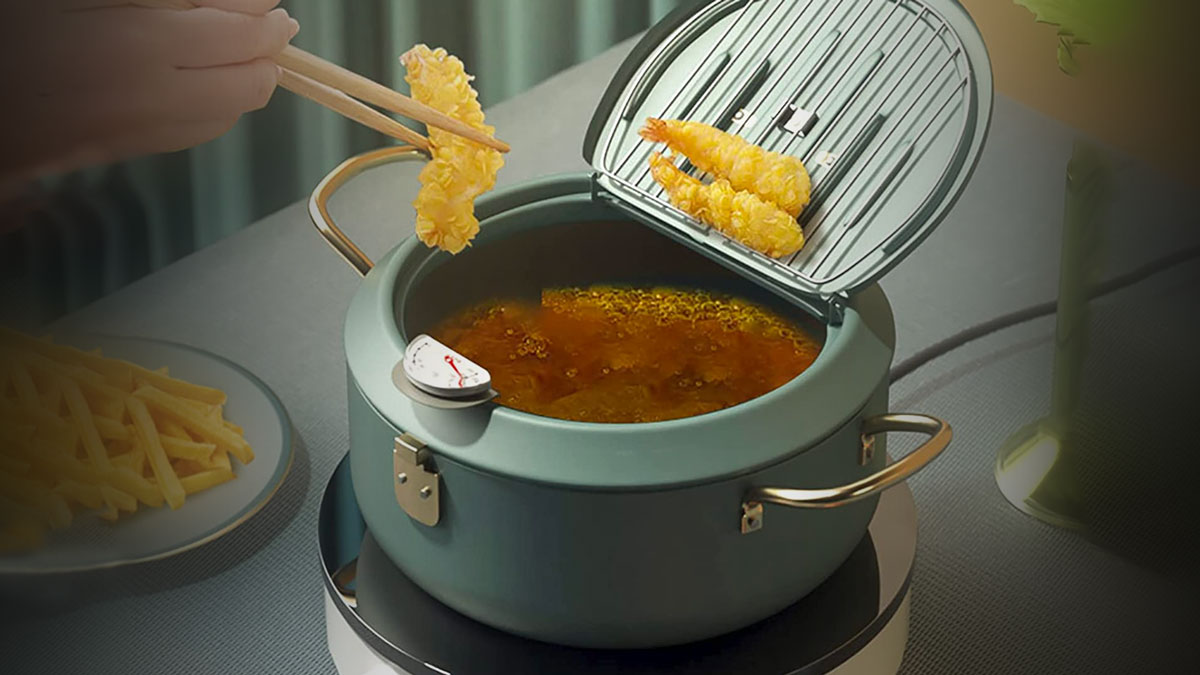 Japanese-Style Tempura Deep Fryer Japanese-Style Tempura Deep Fryer