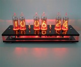 Six Digit Nixie Tube Clock Red Light Display