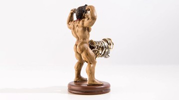 Strong Man Ring Holder Strong Man Ring Holder