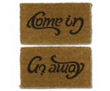 Come In/Go Away Doormat