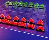 Space Invader Chess Set