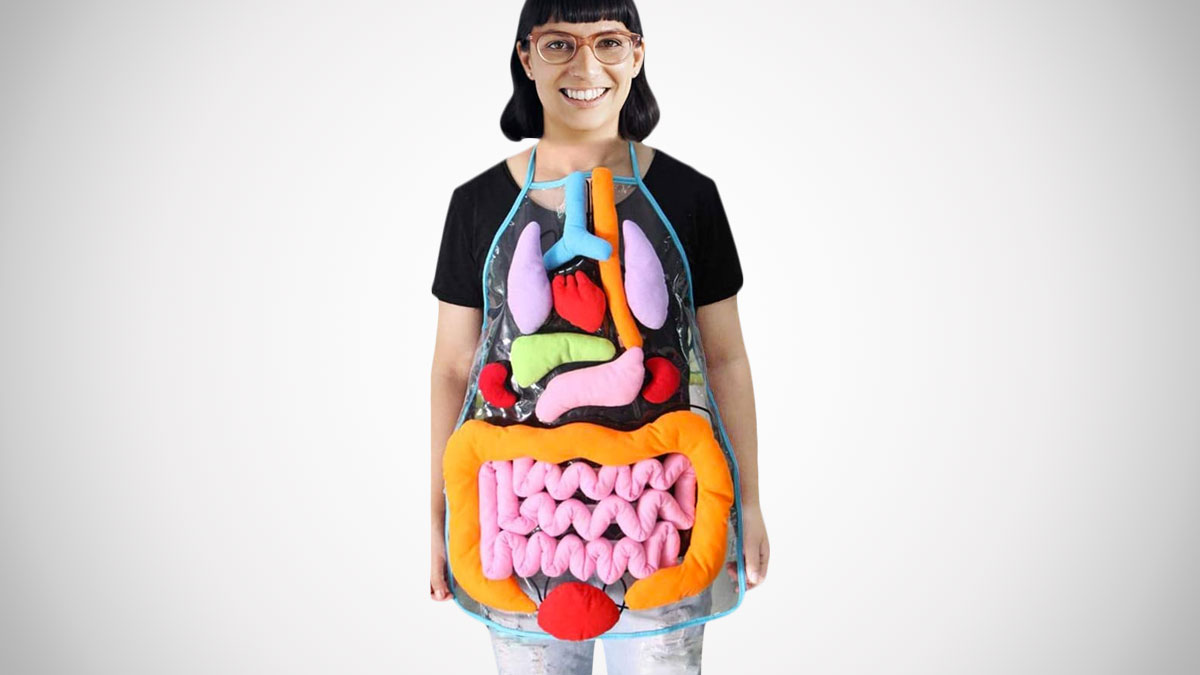Anatomy Apron with Removable Organs Anatomy Apron with Removable Organs