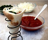 Grilled Pizza Cone Assembly