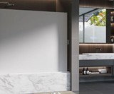 JoyFous Retractable Rolling Shower Screen