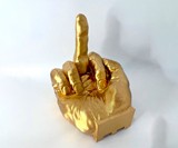 Middle Finger Toilet Paper Holder