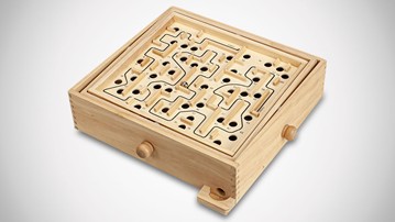 Wooden Labyrinth Tilt Maze