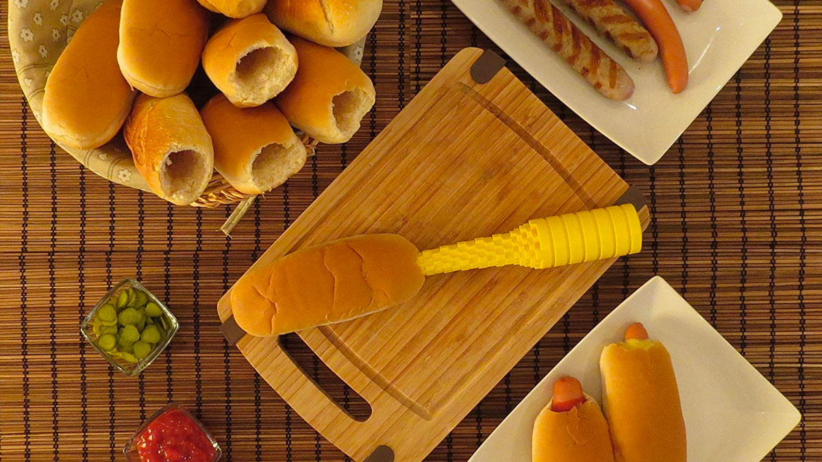 Hotdogger - Hot Dog Bun Driller Hotdogger - Hot Dog Bun Driller
