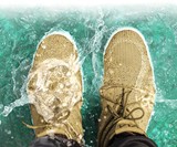 VIA Waterproof Knit Shoes
