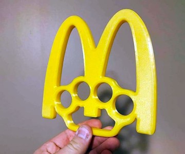 McKnuckleDuster - McDonald's Arches Knuckle Duster