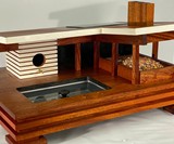 Mid-Century Wood Shop Birdhouses