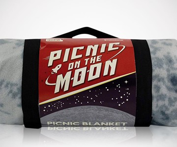 Picnic on the Moon Throw Blanket