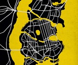 Batman Gotham City Map Print