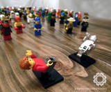 Poseable Sterling Silver LEGO Minifig