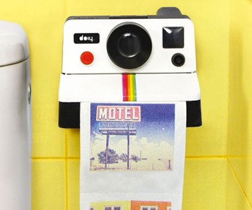 Polaroid Camera Toilet Paper Holder Polaroid Camera Toilet Paper Holder