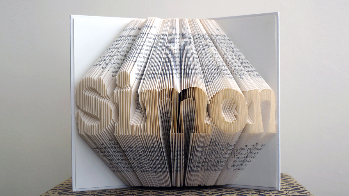 Personalized Book Sculptures