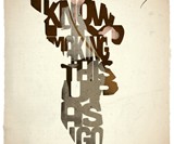 Typographic Iconic Movie Prints - Indiana Jones