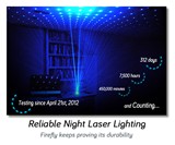 Firefly Blue Laser Lamp