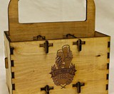 PuzzlePax Collapsible Wood 6-Pack Carriers