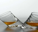 Handmade Slanted Bar Glass
