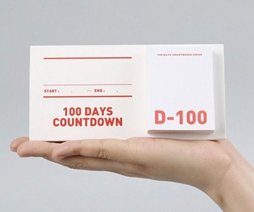 100 Days Countdown Sticky Notes 100 Days Countdown Sticky Notes