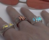 The Rings of the Gauntlet of Power