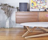 Boulon Blanc Transformable Table
