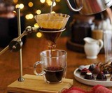 Brass Pour Over Drip Coffee Maker
