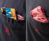 Built-in Pocket Square T-Shirt