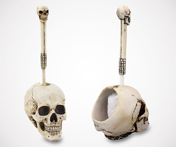 Skullduggery Skeleton Toilet Brush
