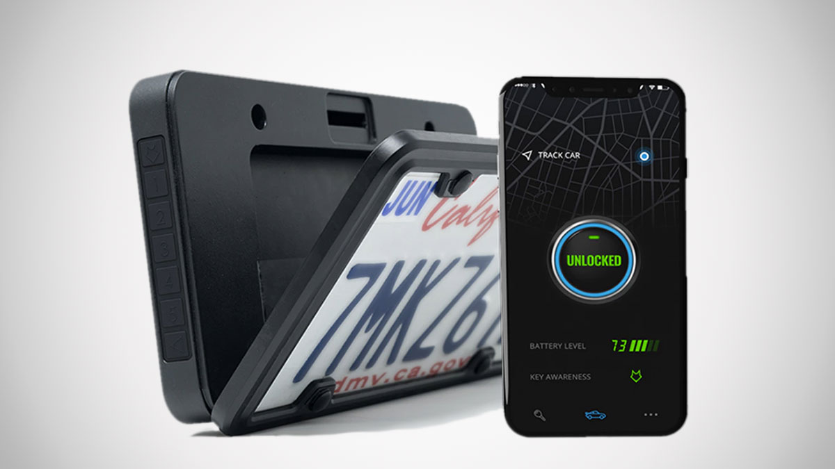 FoxxVault Smart License Plate Vault