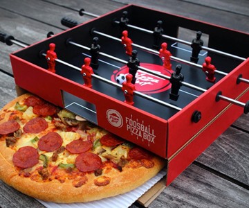 Pizza Hut Foosball Pizza Box Pizza Hut Foosball Pizza Box