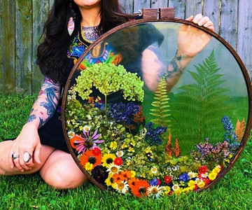 Preserved Botanicals Hanging Terrariums