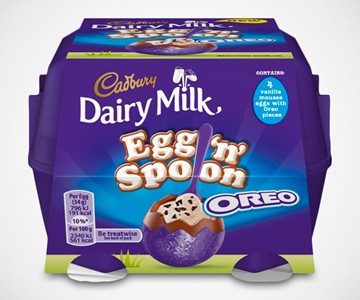 Cadbury Dairy Milk Egg 'n' Spoon with Oreo Filling Cadbury Dairy Milk Egg 'n' Spoon with Oreo Filling