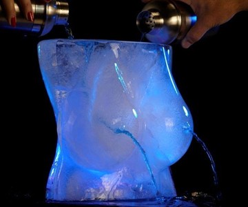 Boobs Ice Luge