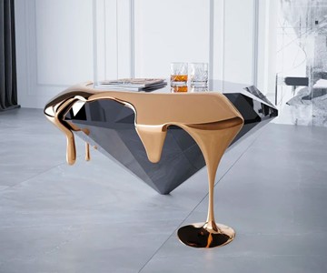 Sierra Diamond & Melting Gold Coffee Table