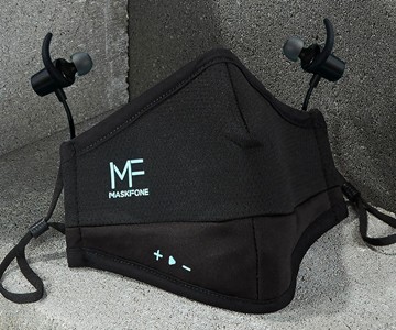 MaskFone - Face Mask with Built-In Earbuds MaskFone - Face Mask with Built-In Earbuds
