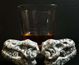 Whiskey Bones - Hand Carved Granite T-Rex Skulls