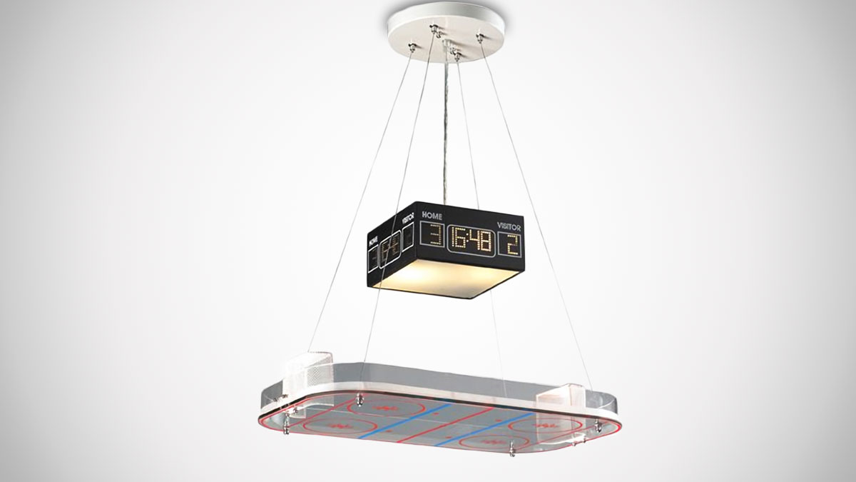 Ice Hockey Rink Pendant Light Ice Hockey Rink Pendant Light