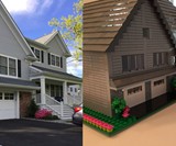 Little Brick Lane Custom Scale LEGO Home Models