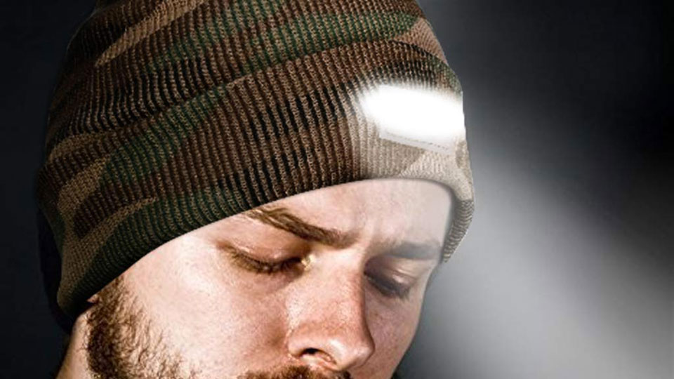 SnowCinda LED Flashlight Beanie SnowCinda LED Flashlight Beanie