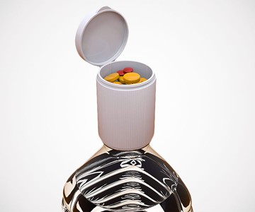 Mr. Stash Cap Bottle Storage Diversion Container