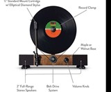 Floating Record Vertical Turntable