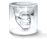Empty Crystal Skull Shot Glass