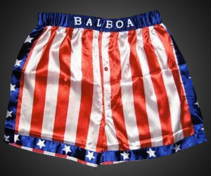 Rocky Balboa American Flag Boxing Shorts Rocky Balboa American Flag Boxing Shorts