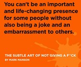 The Subtle Art of Not Giving a F*ck
