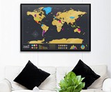 TravelScratcher Scratch-Off World Map